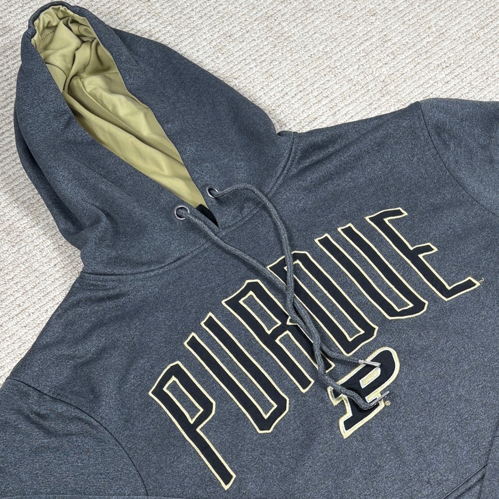Top of the World Purdue Hoodie Mens Small Gray Sporty Collegiate